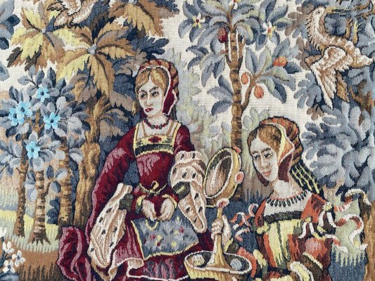 Vintage Medieval Design French Tapestry-YMM-1062226