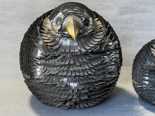 Vintage Metal Birds by Alexander Blazquez, Mexico, 1960s, Set of 2-OSP-2020595