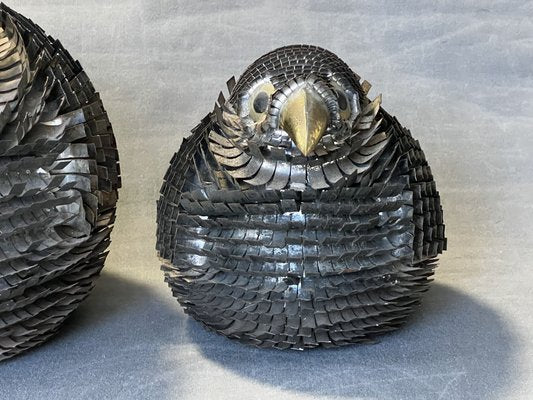 Vintage Metal Birds by Alexander Blazquez, Mexico, 1960s, Set of 2-OSP-2020595