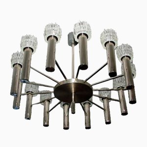 Vintage Metal Chandelier by Scolari, 1970s-XHP-1250679