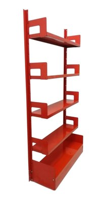 Vintage Metal Congresso Bookcase from Lips Vago, 1960s-FIP-770281