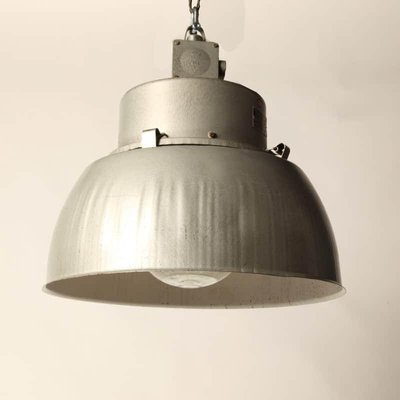 Vintage Metallic Gray Industrial Ceiling Lamp-JC-710126