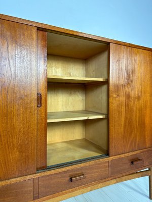 Vintage Mid-Century Danish Teak Highboard, 1960s-XCQ-2042903