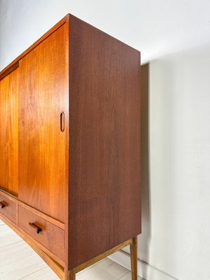 Vintage Mid-Century Danish Teak Highboard, 1960s-XCQ-2042903