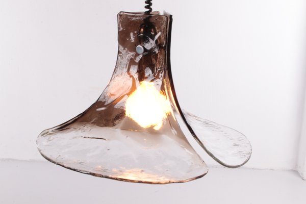 Vintage Mid-Century Glass Hanging Lamp by J. T. Kalmar, 1960s-EZZ-1131023