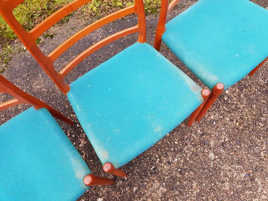 Vintage Mid-Century Mod. 82 Kitchen Chairs by Niels O Möller-YFS-1153957