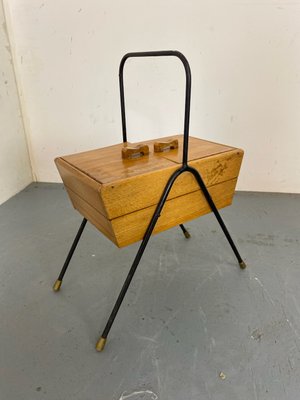 Vintage Mid-Century Sewing Box, 1950s-DE-2027921