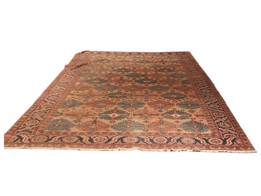 Vintage Middle Eastern Bakshaish Rug-TCS-1253940