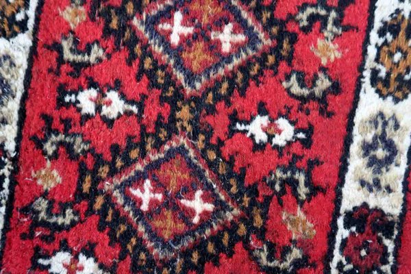 Vintage Middle Eastern Hamadan Mat, 1970s-JZV-1357256