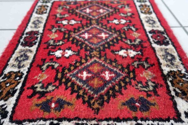 Vintage Middle Eastern Hamadan Mat, 1970s-JZV-1357256