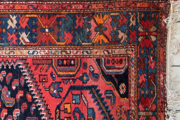 Vintage Middle Eastern Hamadan Rug, 1960s-JZV-1725695