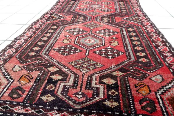 Vintage Middle Eastern Handmade Hamadan Rug, 1950s-JZV-1402792