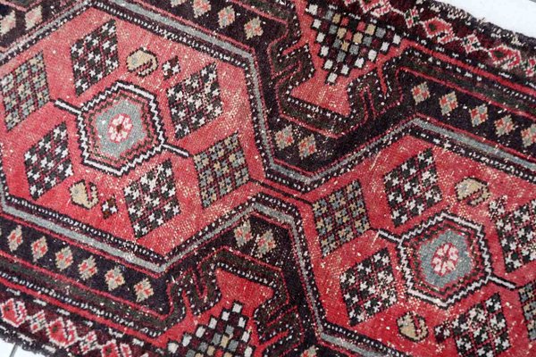 Vintage Middle Eastern Handmade Hamadan Rug, 1950s-JZV-1402792