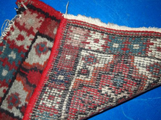 Vintage Middle Eastern Handmade Hamadan Rug, 1960s-JZV-1093727