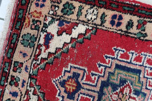 Vintage Middle Eastern Handmade Hamadan Rug, 1970s-JZV-1343691