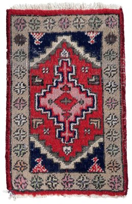 Vintage Middle Eastern Handmade Mat, 1970s-JZV-1357249