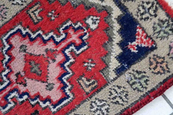 Vintage Middle Eastern Handmade Mat, 1970s-JZV-1357249