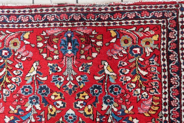 Vintage Middle Eastern Handmade Sarouk Rug, 1950s-JZV-1735202