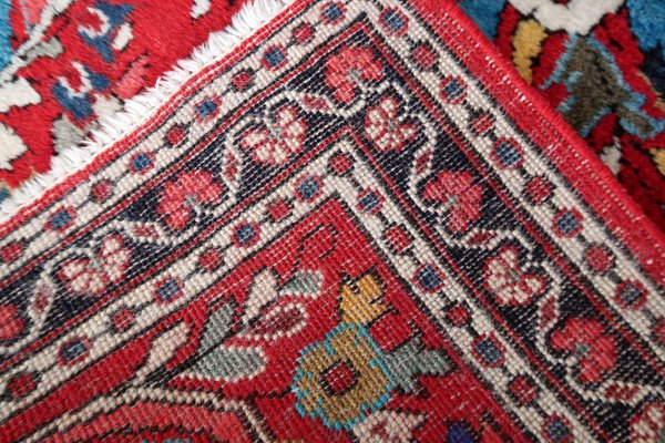 Vintage Middle Eastern Handmade Sarouk Rug, 1950s-JZV-1735202