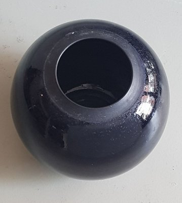 Vintage Midnight Blue Art Ceramic Vase-QDP-910835