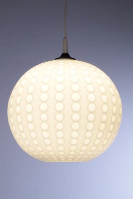 Vintage Milk Glass Hanging Lamp from Peill and Putzler, Germany, 1960s-EZZ-1080511