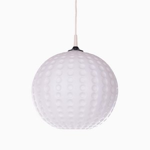 Vintage Milk Glass Hanging Lamp from Peill and Putzler, Germany, 1960s-EZZ-1080511