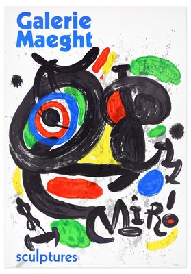 Vintage Mirò Exhibition Poster Galerie Maeght - 1970 1970-ZCI-761745