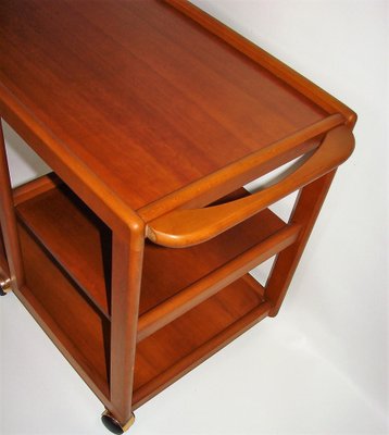 Vintage Mobile Bar in Beech & Teak, 1970s-XHP-1241296