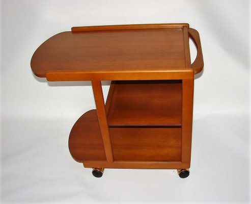 Vintage Mobile Bar in Beech & Teak, 1970s-XHP-1241296