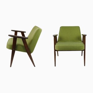 Vintage Model 336 Armchairs by Józef Chierowski, 1960s, Set of 2-HDN-1750307