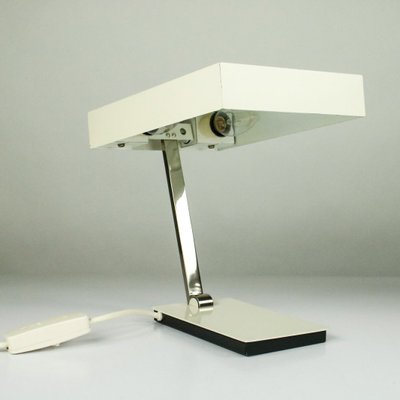 Vintage Model 6878 Table Lamp in White from Kaiser, 1960s-FUP-965519