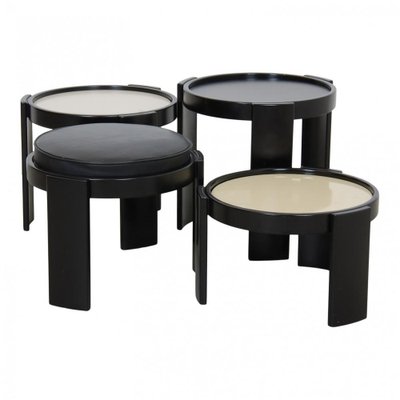 Vintage Model 780 Nesting Tables from Cassina, 1990s, Set of 4-MTD-1605686