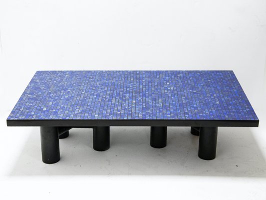 Vintage Model Lapis Lazuli Coffee Table by Etienne Allemeersch-XSC-625499