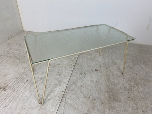 Vintage Modern Coffee Table with Hairpin Legs, 1950s-DE-987004