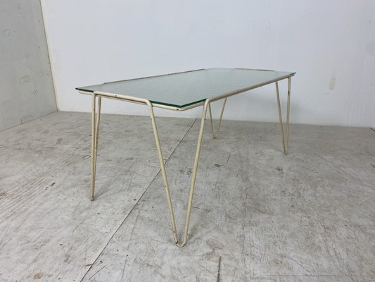 Vintage Modern Coffee Table with Hairpin Legs, 1950s-DE-987004