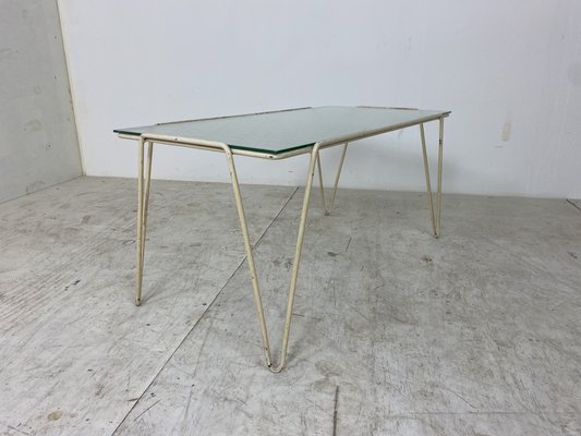 Vintage Modern Coffee Table with Hairpin Legs, 1950s-DE-987004