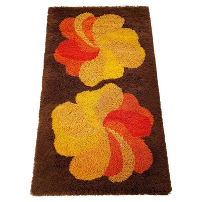 Vintage Modernist German High Pile Rug in Panton Style, 1970s-QZ-1184035