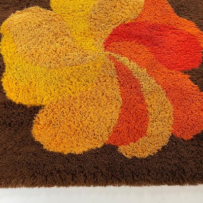 Vintage Modernist German High Pile Rug in Panton Style, 1970s-QZ-1184035