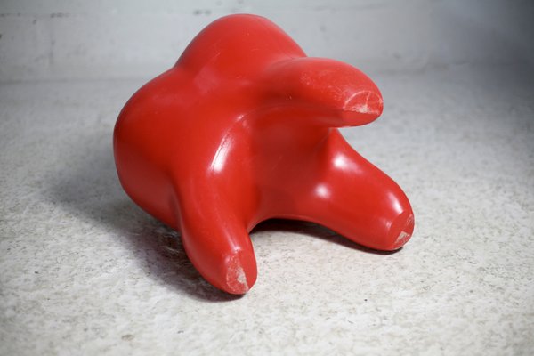 Vintage Molar Stool in Plastic, 1980s-MAO-1756414