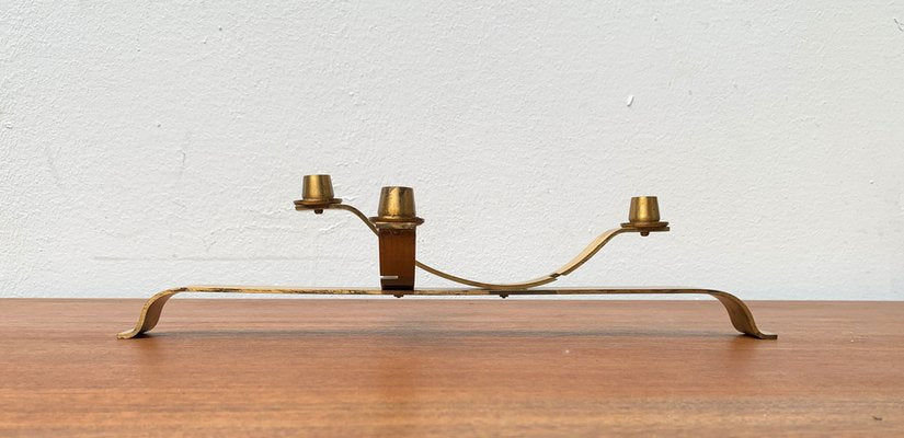 Vintage Movable Brass Candleholder, 1970s-UAH-1342043