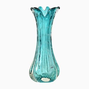 Vintage Murano Bullicante Glass Vase, 1960s-IXK-1344556