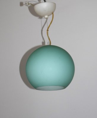 Vintage Murano Glass Ball Ceiling Lamp, 1970s-VA-1822530