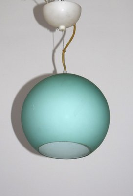 Vintage Murano Glass Ball Ceiling Lamp, 1970s-VA-1822530