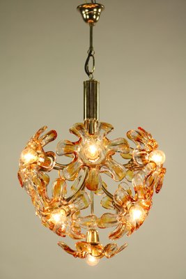 Vintage Murano Glass Blossom Pendant Lamp from Mazzega, 1960s-FUP-664524