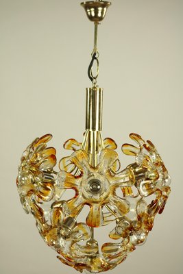 Vintage Murano Glass Blossom Pendant Lamp from Mazzega, 1960s-FUP-664524