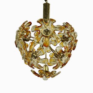 Vintage Murano Glass Blossom Pendant Lamp from Mazzega, 1960s-FUP-664524