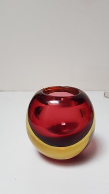 Vintage Murano Glass Bowls by Flavio Poli, 1950s, Set of 2-QDP-595866