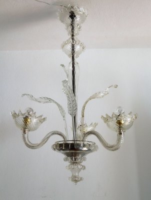 Vintage Murano Glass Chandelier, 1950s-VNE-644517