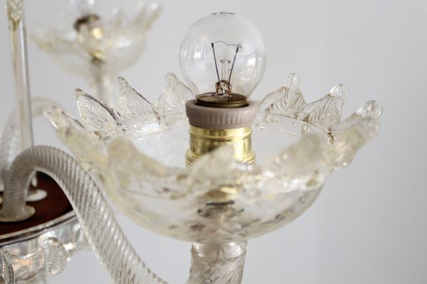 Vintage Murano Glass Chandelier, 1950s-VNE-644517