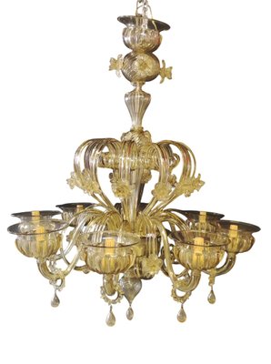 Vintage Murano Glass Chandelier, 1970s-INI-2021857